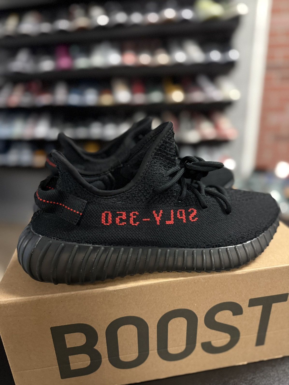 Adidas × Yeezy Yeezy 350 Bred (CP9652) Size 10 W Box 🧼 Size US 10 / EU 43 - 3 Thumbnail
