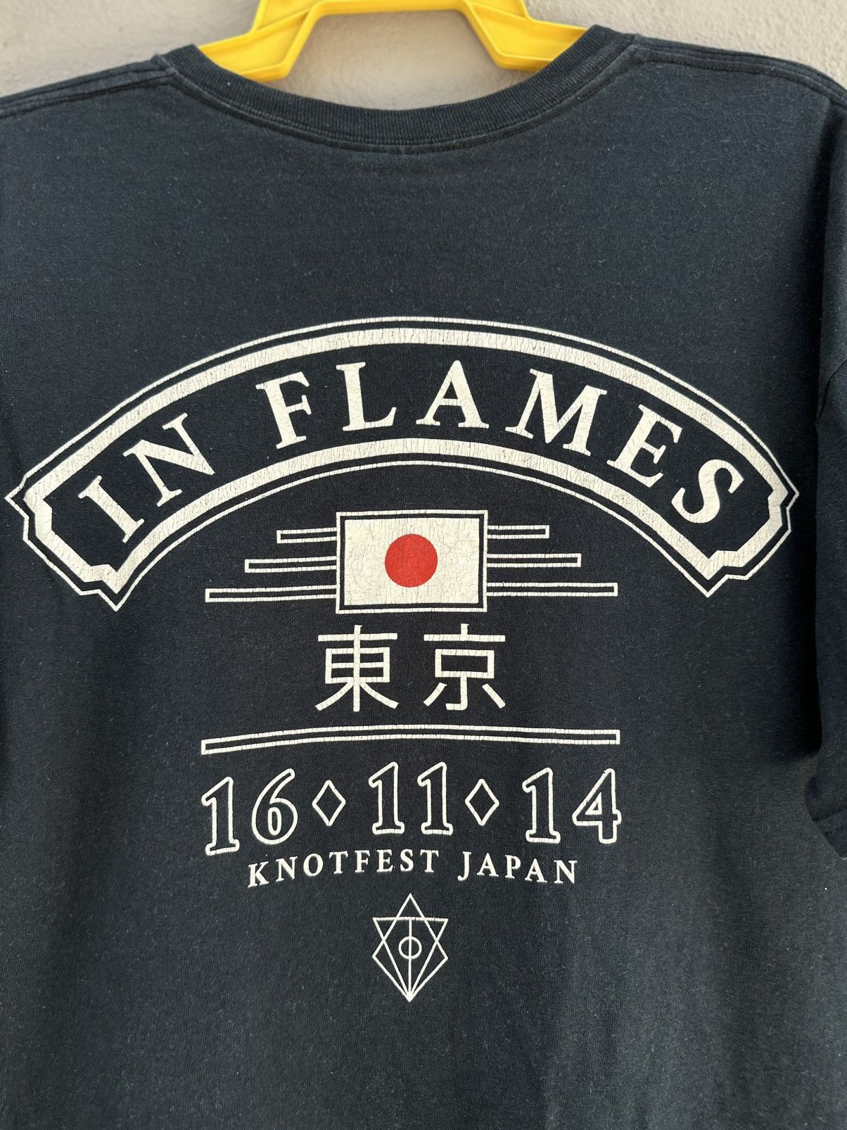Band Tees Vintage In Flames Knotfest Japan Faded Grunge Tee Size US L / EU 52-54 / 3 - 6 Thumbnail