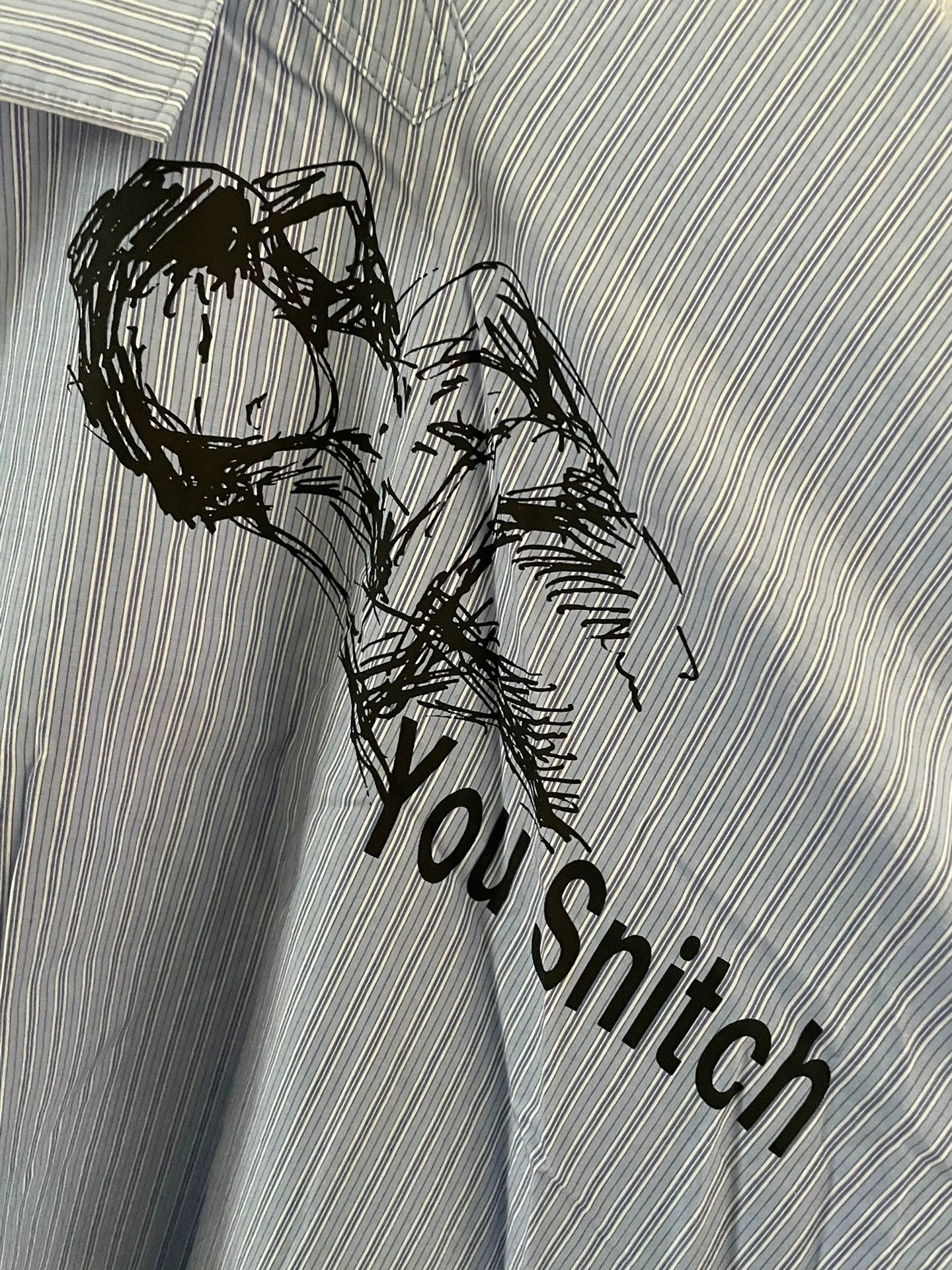 Yohji Yamamoto Yohji Yamamoto 17AW Hand-Painted Shirt Size 3 Free Size Size US L / EU 52-54 / 3 - 3 Thumbnail