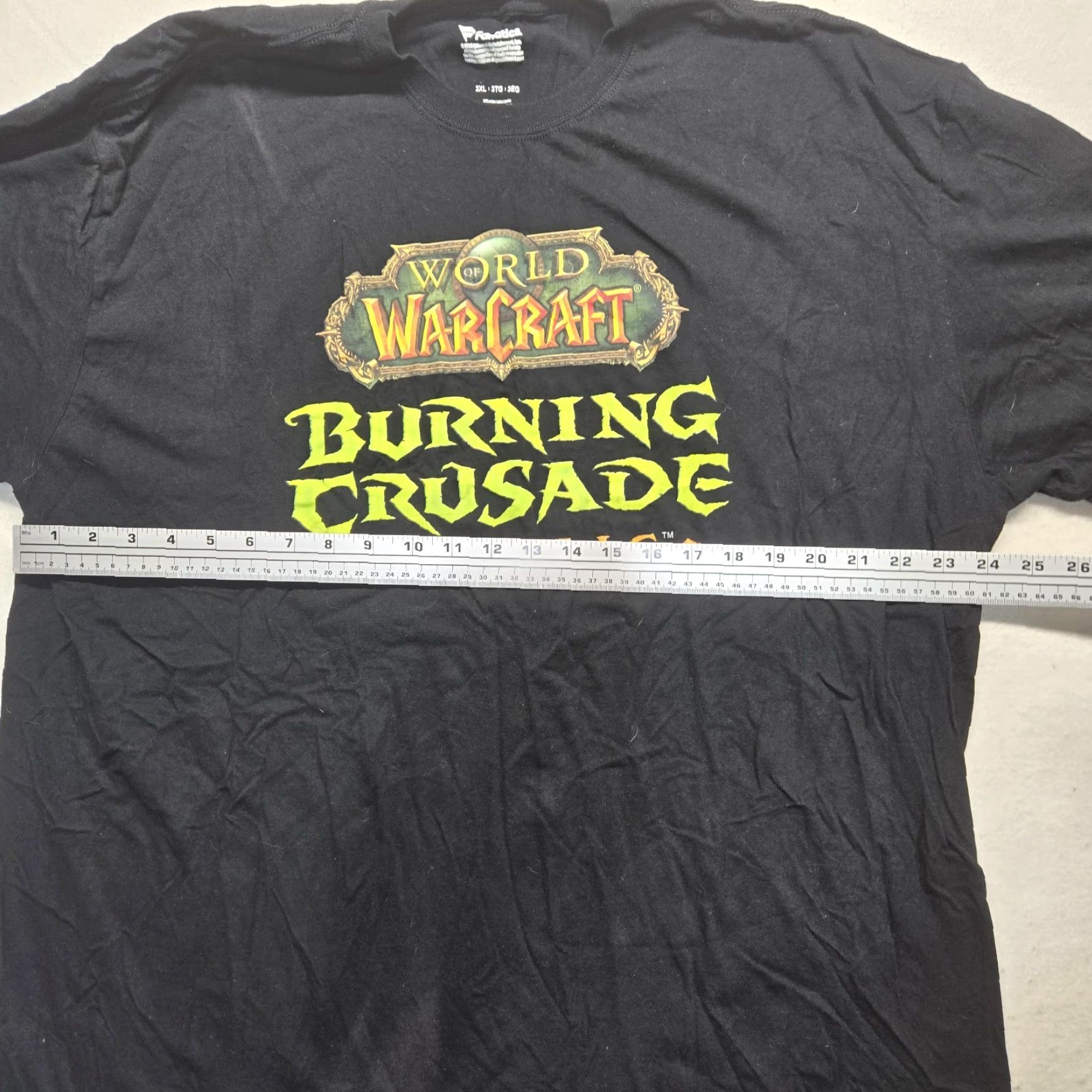 Vintage Fanatics World of Warcraft Burning Crusade Classic T-Shirt Adult Men's 2XL Black Short Sleeve Crew Neck Retro Cosplay Size US XXL / EU 58 / 5 - 4 Thumbnail