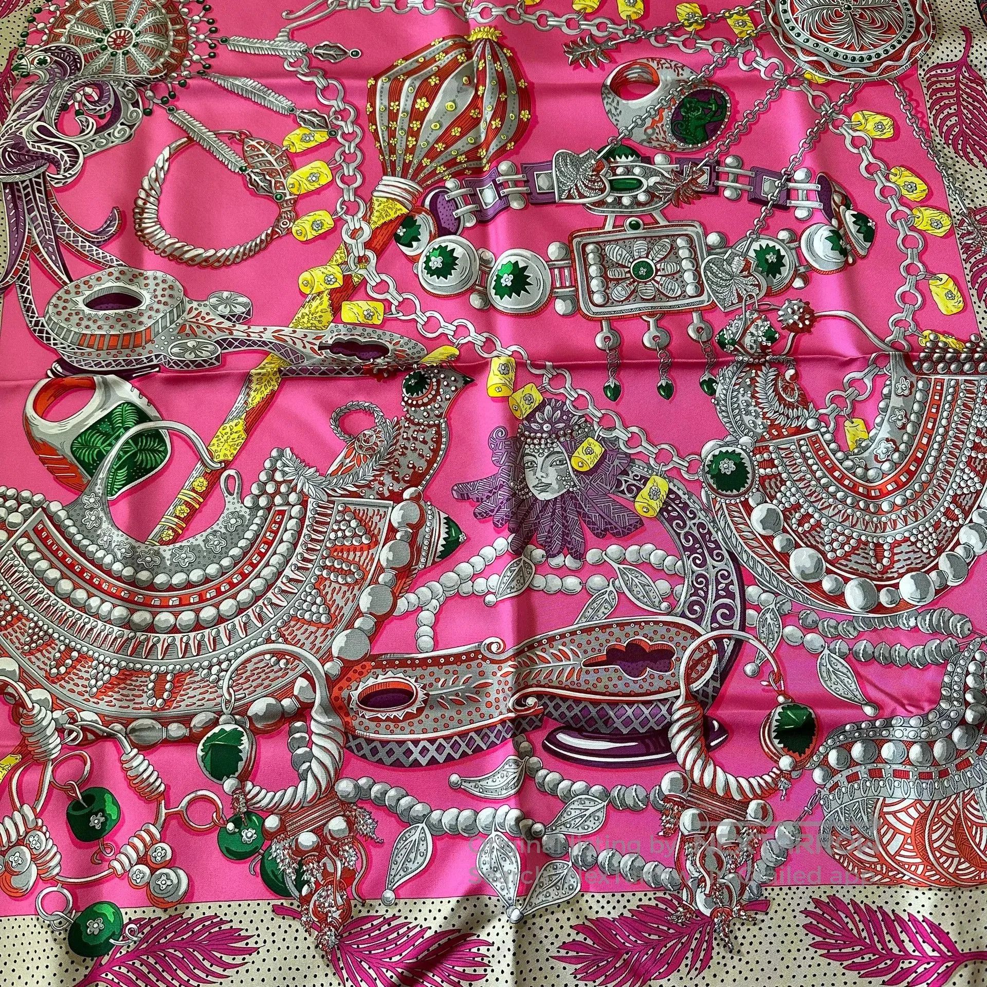 Hermes Hermes 'Queen's Scepter' Silk Scarf. Size ONE SIZE - 2 Thumbnail