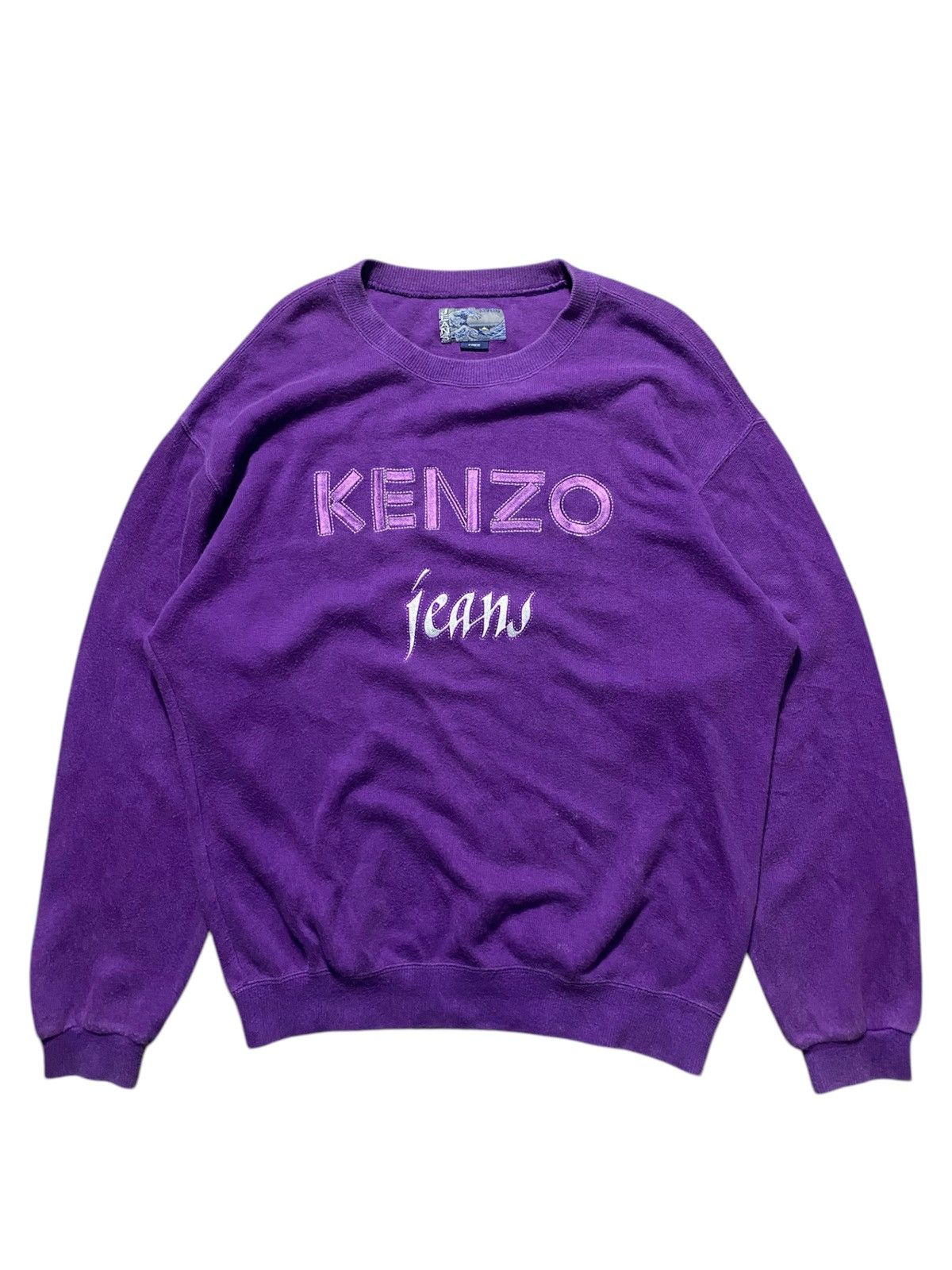 Designer × Japanese Brand × Kenzo Vintage Kenzo Jeans Sweatshirt Size US L / EU 52-54 / 3 - 1 Thumbnail
