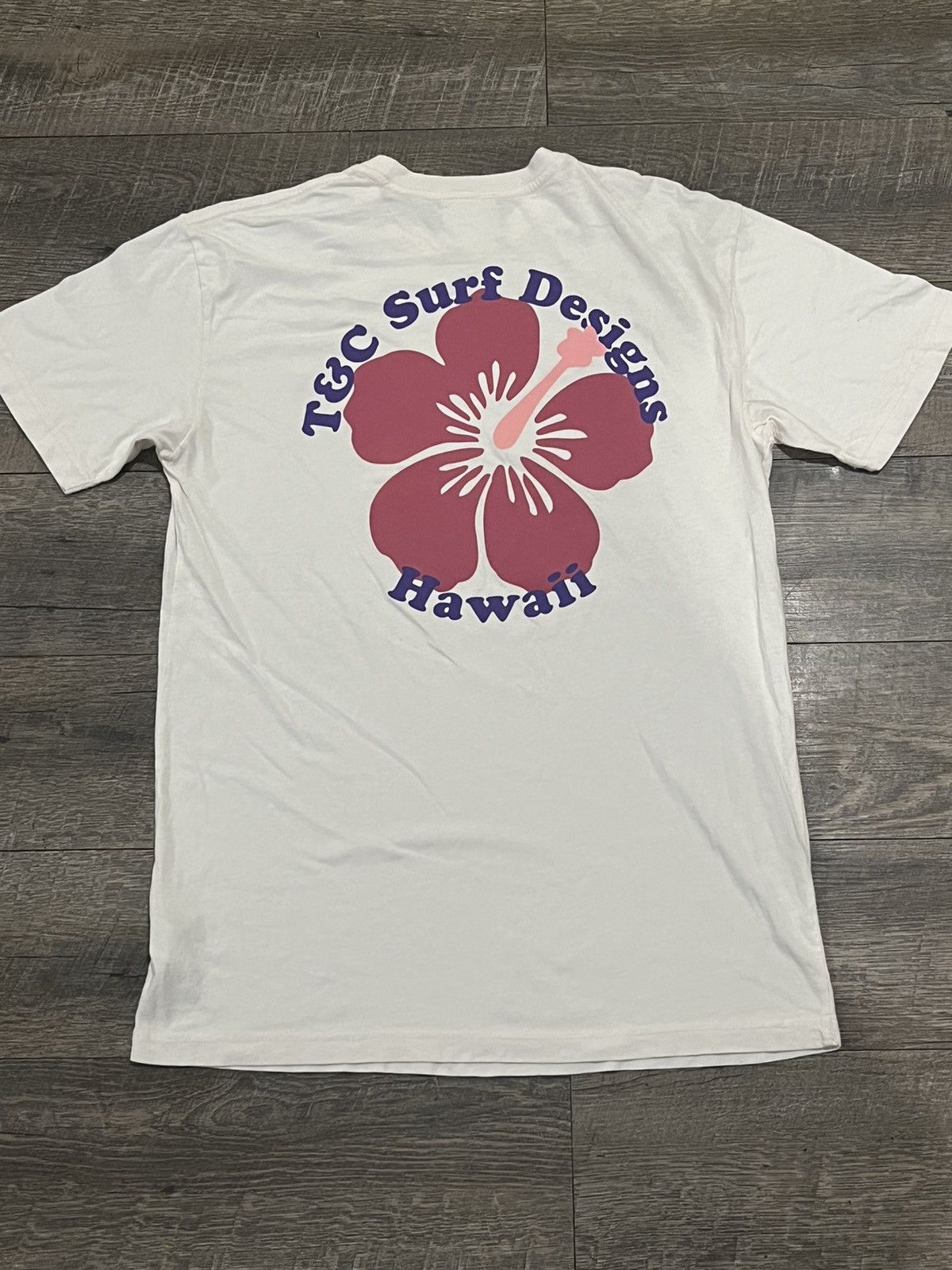Designer × Vintage Vintage T&C Surf Designs Beige Tee Size Small Size US S / EU 44-46 / 1 - 4 Thumbnail