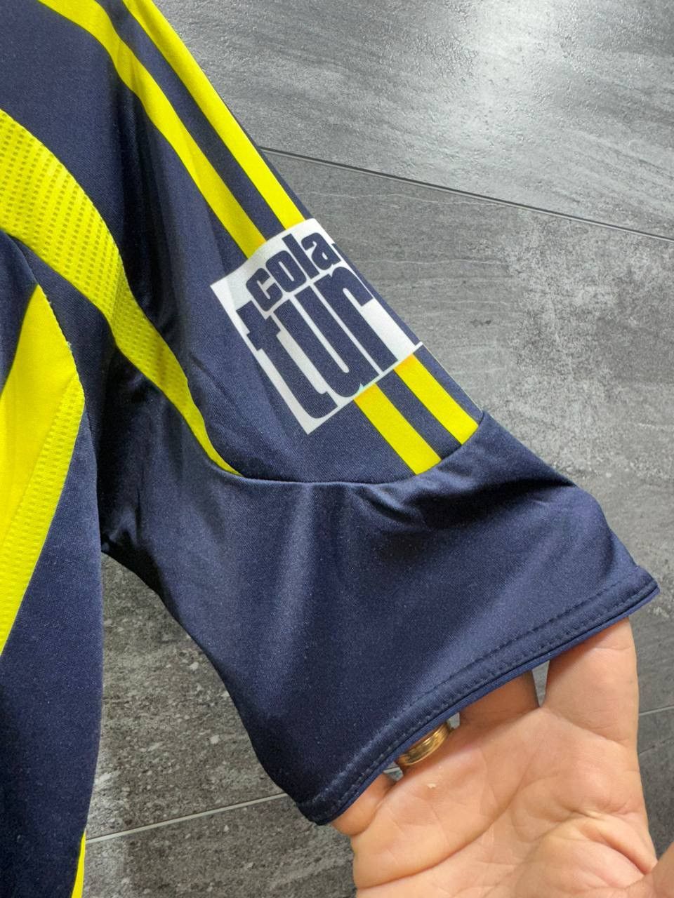 Vintage 2007-08 Fenerbache Adidas Home Turkey Football Shirt Avea Size US S / EU 44-46 / 1 - 5 Thumbnail