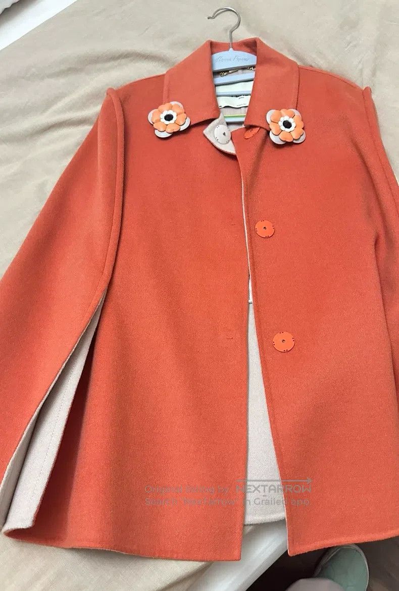 Fendi Fendi Thin cashmere cloak coat Size XS / US 0-2 / IT 36-38 - 5 Thumbnail