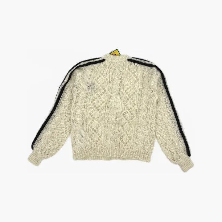Gucci Gucci SS22 Ivory Striped Knit Cardigan-2507 Size XS / US 0-2 / IT 36-38 - 1 Thumbnail