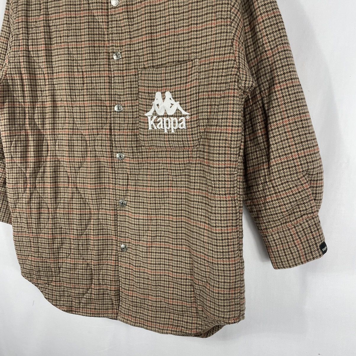 Kappa 🔥Rare🔥Kappa X GU Checkerd Plaid Styles Snap Buttons Jacket Size US M / EU 48-50 / 2 - 8 Thumbnail
