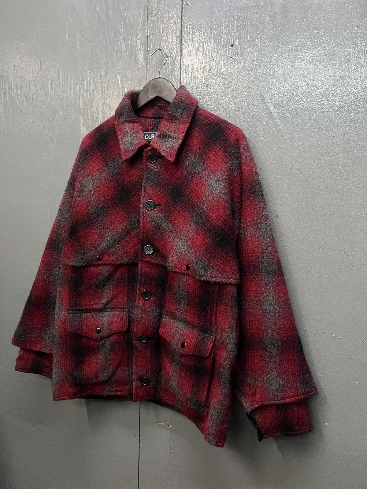 Vintage Vintage Our Pride Wool Plaid Tartan Jacket Size US M / EU 48-50 / 2 - 2 Thumbnail