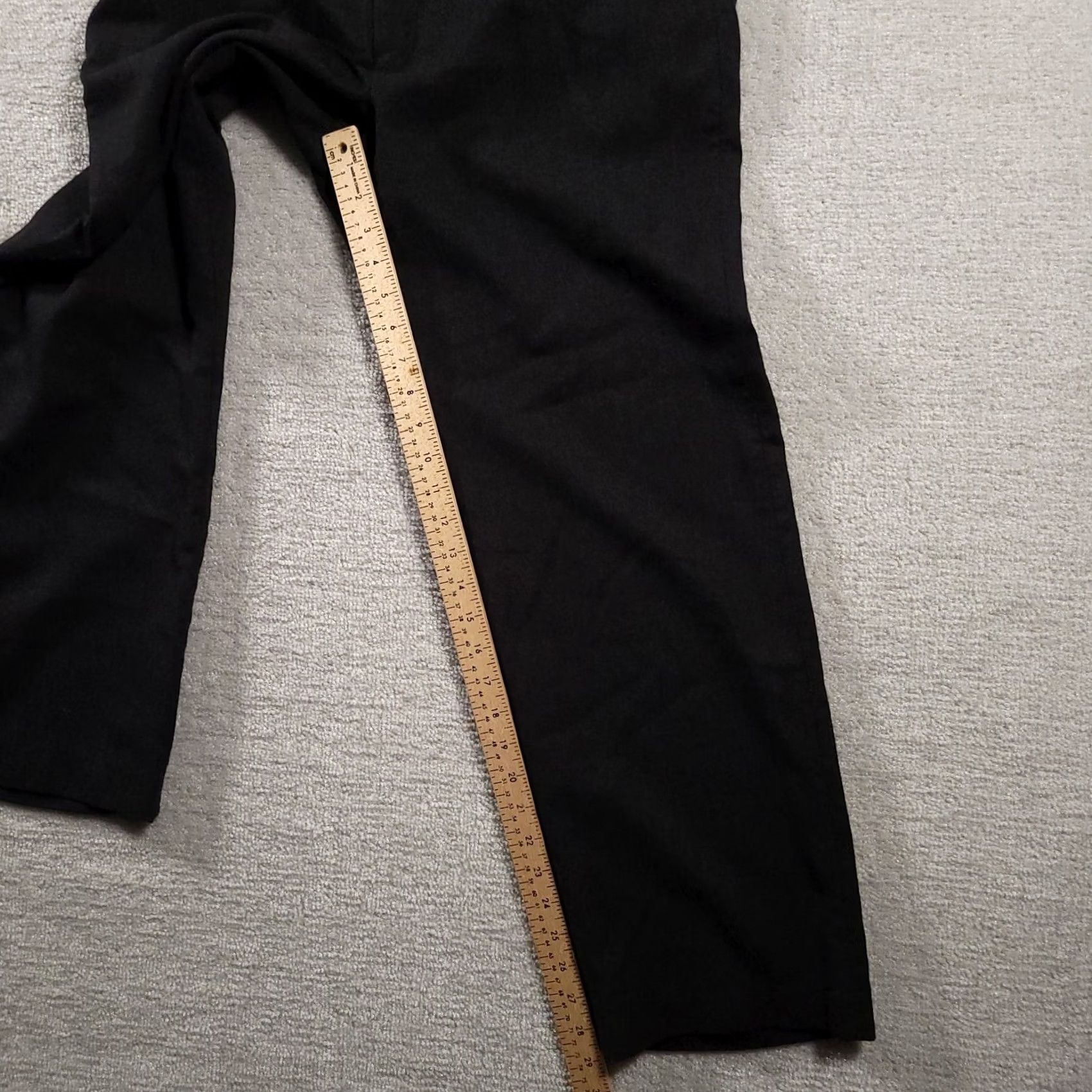 Haggar VINTAGE Haggar Imperial Dress Pants 36X30 Dark Gray Worsted Wool USA Men's Vtg By %100 Size US 36 / EU 52 - 7 Thumbnail