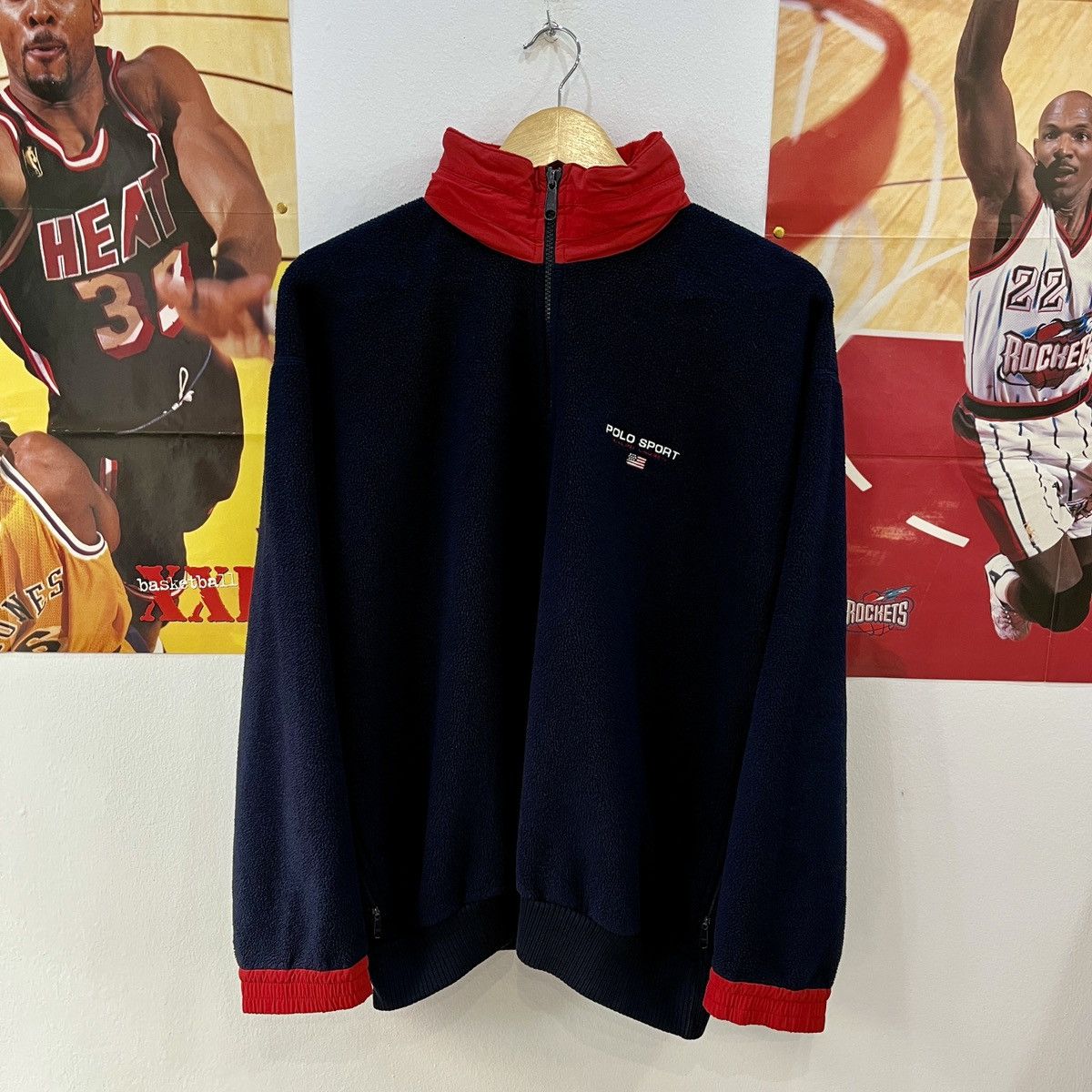 Lo Life × Polo Ralph Lauren × Vintage Vintage Ralph Lauren Polo Sport Spellout Fleece 90s Superman Size US S / EU 44-46 / 1 - 3 Thumbnail
