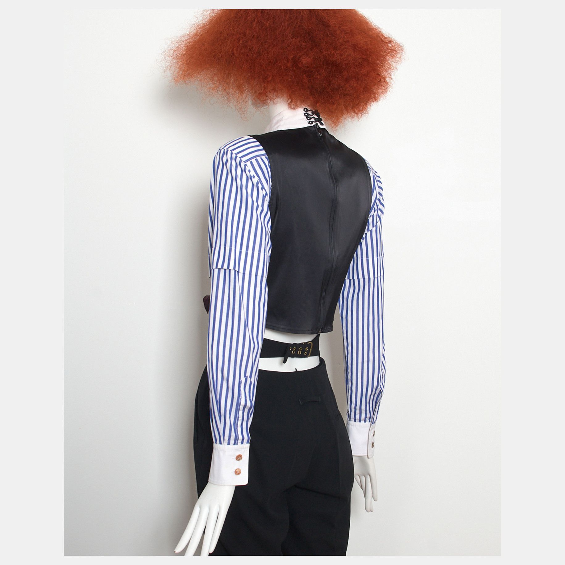 Jean Paul Gaultier 1997 archive runway JEAN PAUL GAULTIER trompe-l'oeil top Size S / US 4 / IT 40 - 7 Thumbnail