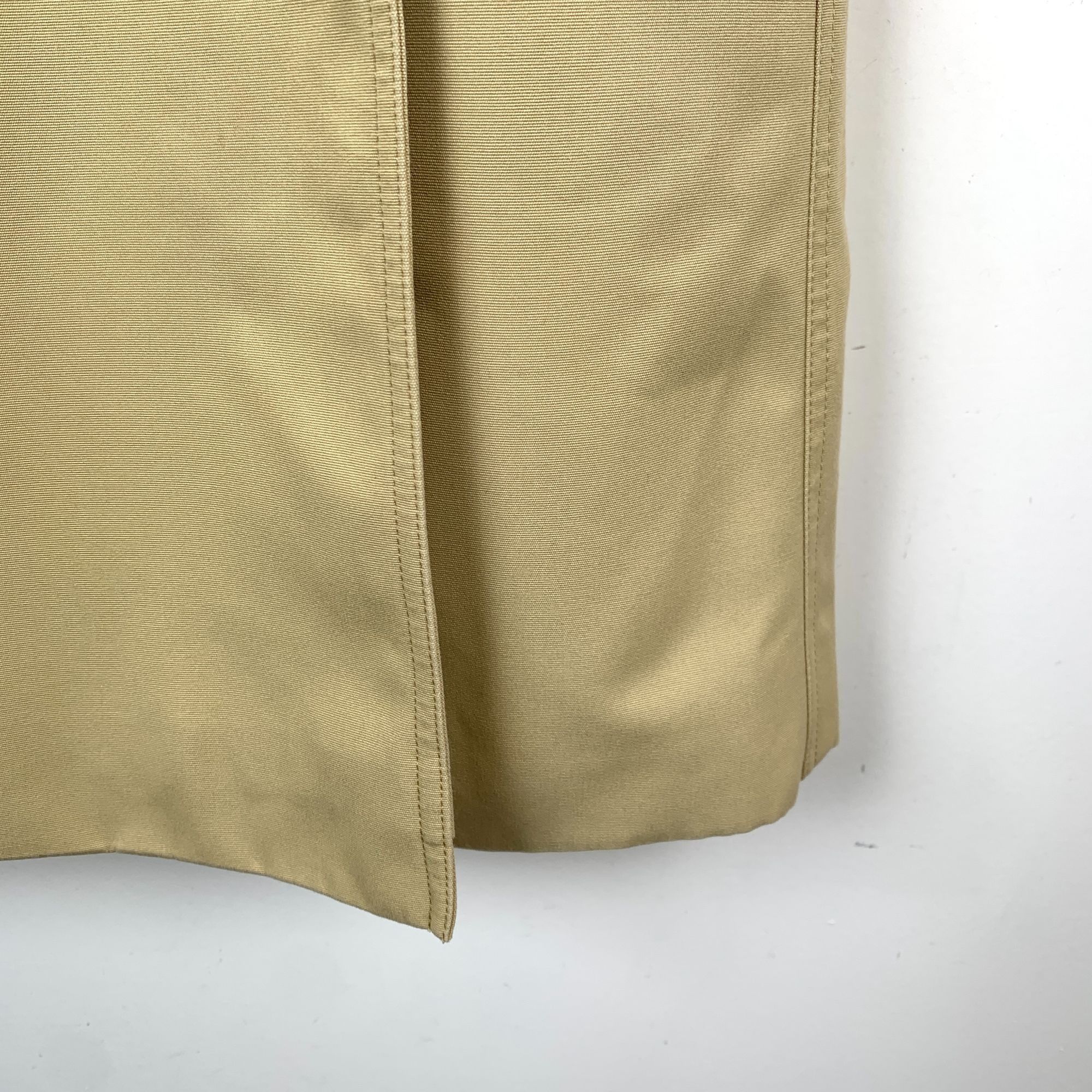 Burberry Burberry Beige Double Breasted Trench Coat Size 2/36 Cotton Size XS / US 0-2 / IT 36-38 - 4 Thumbnail