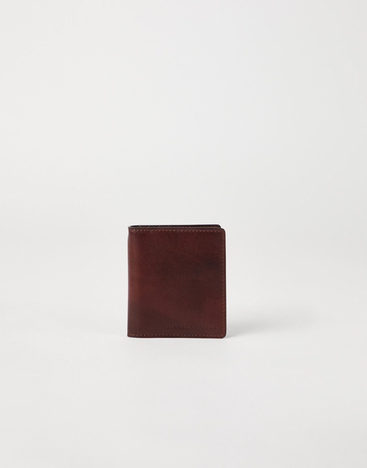 Brunello Cucinelli o1la1rc1a0326 Size: OS / Leather Wallet in Brown Size ONE SIZE - 3 Thumbnail