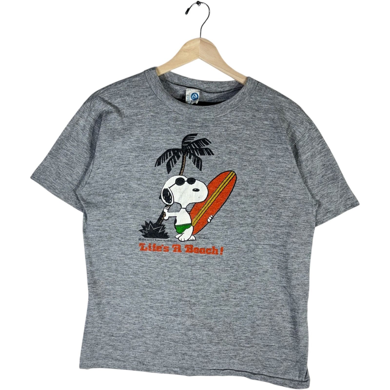 Vintage Vintage Peanuts Snoopy Life's A Beach Tee Large Size US L / EU 52-54 / 3 - 1 Thumbnail