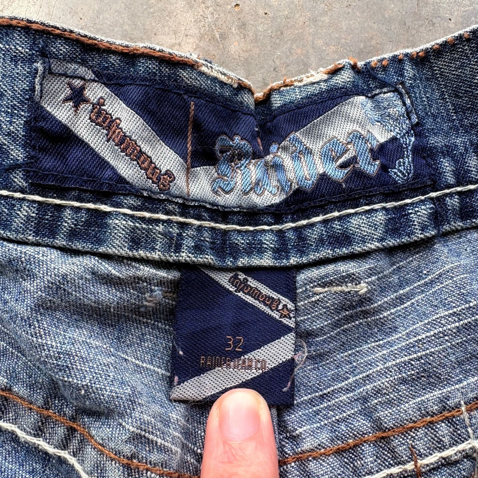 Vintage Baggy Y2K Essential Skater Denim Shorts Size 32 Size US 32 / EU 48 - 4 Thumbnail