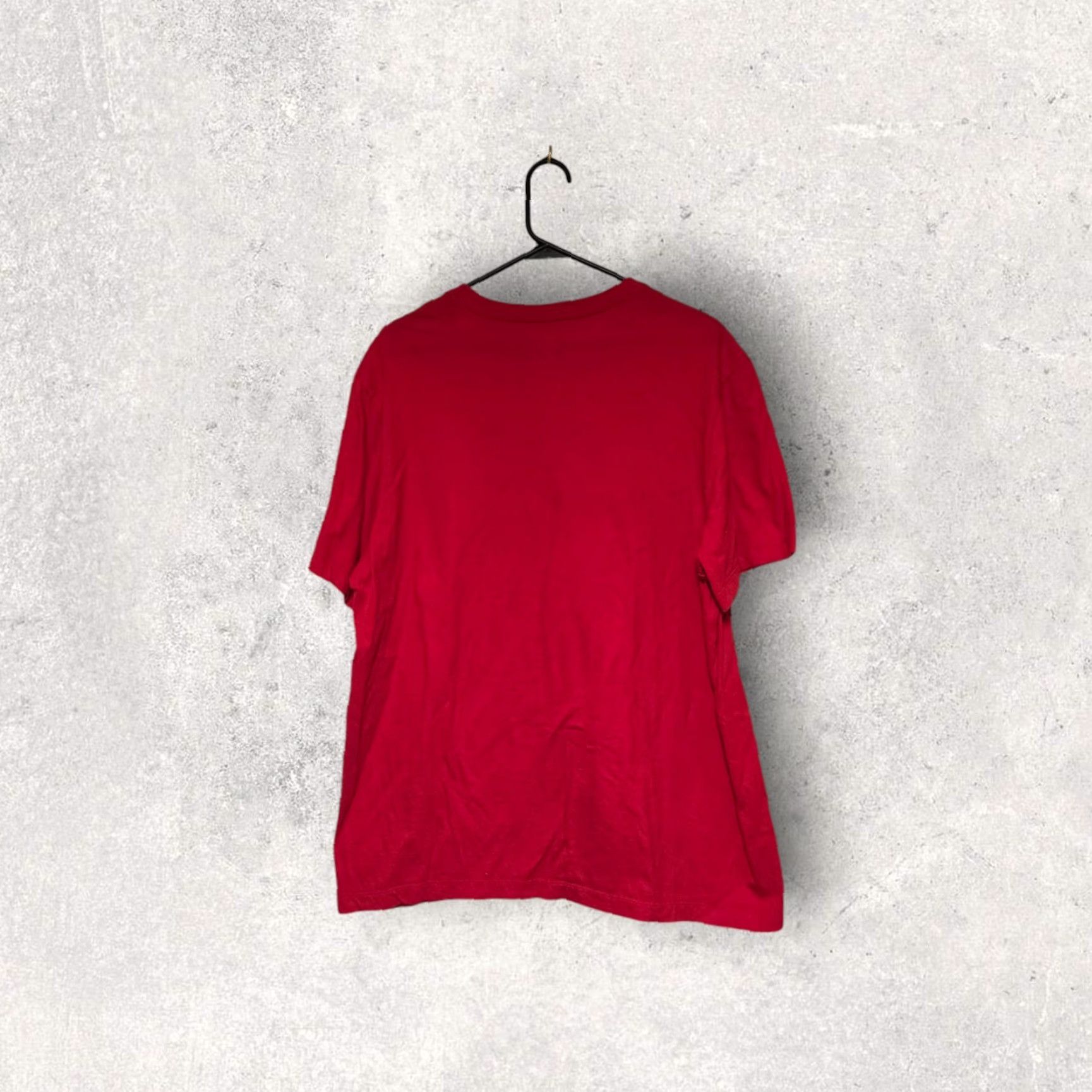 Nike Nike Mens XL Red Short Sleeve Shirt Swoosh Sportswear T-Shirt Jersey Cotton Crew Neck Logo Athletic Vintage: No Size US XL / EU 56 / 4 - 2 Thumbnail