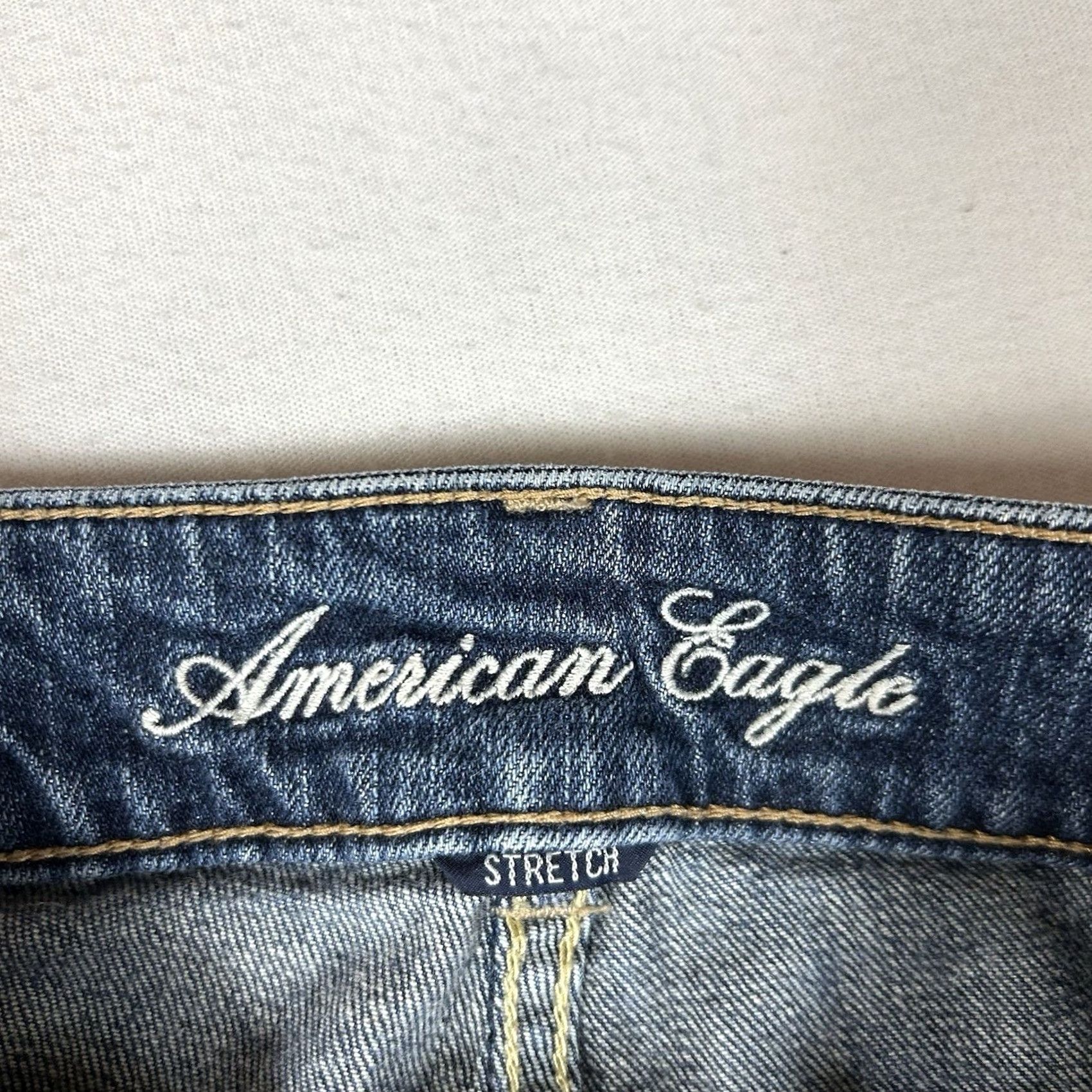 American Eagle Outfitters VINTAGE American Eagle Artist Crop Jeans Womens Size 0 Regular Medium Wash AEO Size 25" / US 0 / IT 36 - 4 Thumbnail