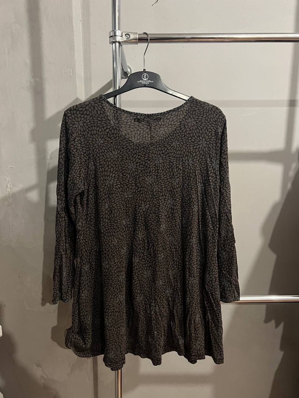 Gudrun Sjoden GUDRUN SJODEN ORGANIC MICROMODALL PLEAT TUNIC DRESS SIZE L Size L / US 10 / IT 46 - 8 Thumbnail