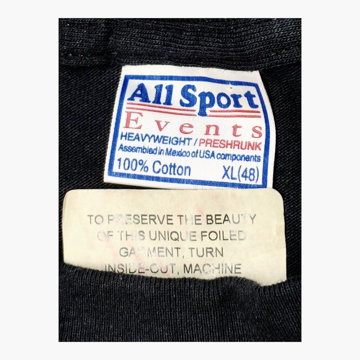 Vintage Vintage 1993s Black Las Vegas Nevada T-shirt Men Size XL Size US XL / EU 56 / 4 - 4 Thumbnail
