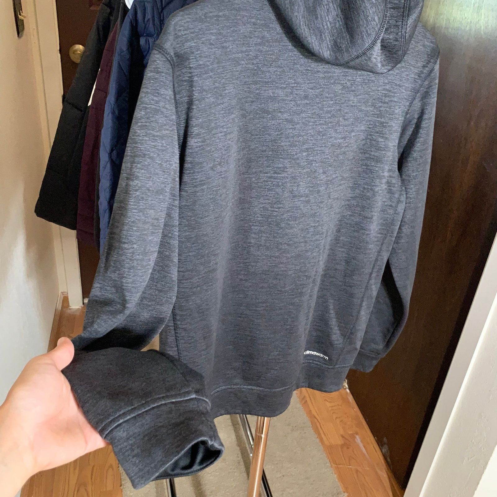 Adidas Adidas Women's Long Sleeve Gray Hoodie Size S Size S / US 4 / IT 40 - 7 Thumbnail