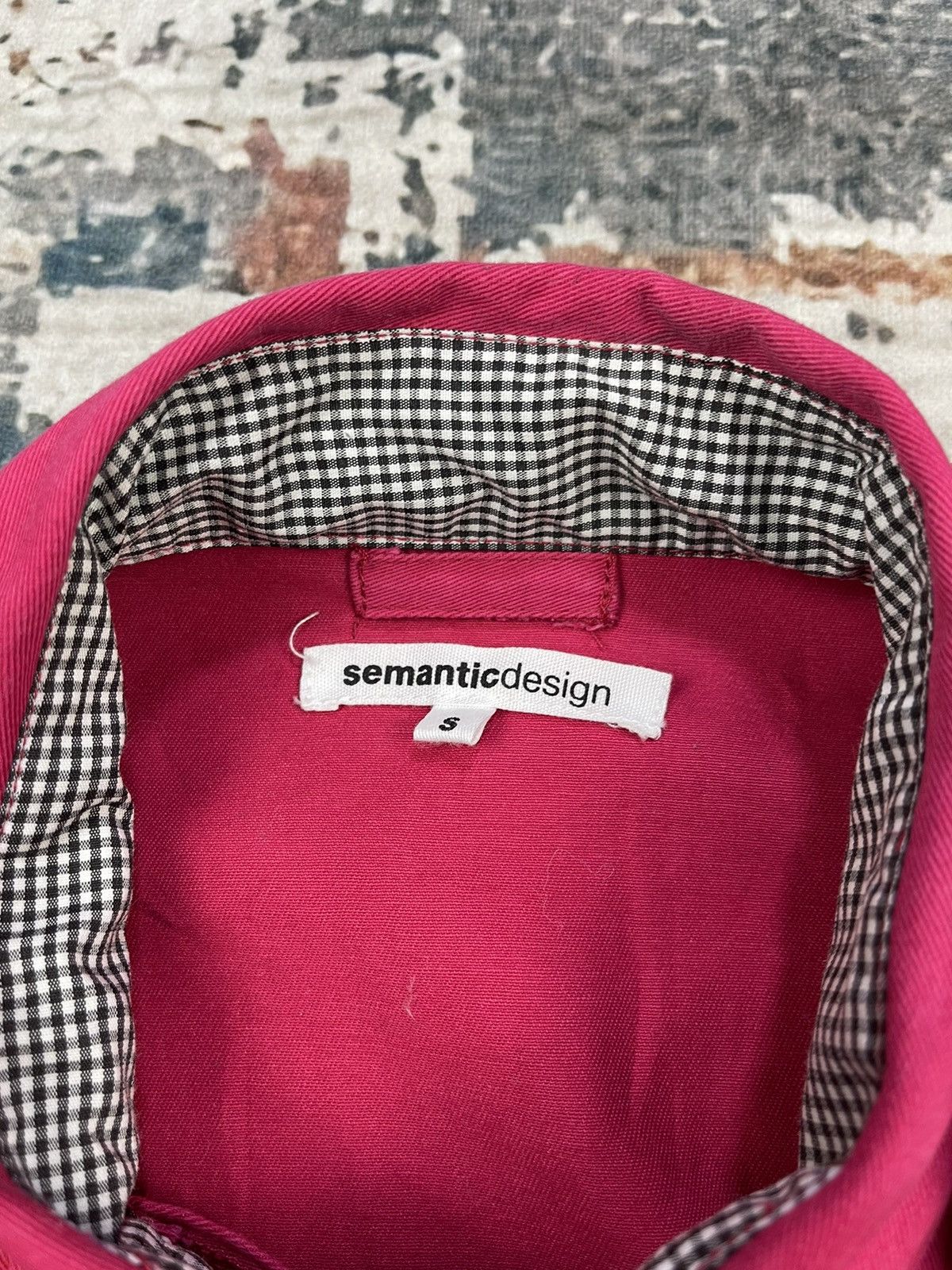 semanticdesign Semantic Design Black Pink Button Overshirt Jackets Size US S / EU 44-46 / 1 - 15 Thumbnail