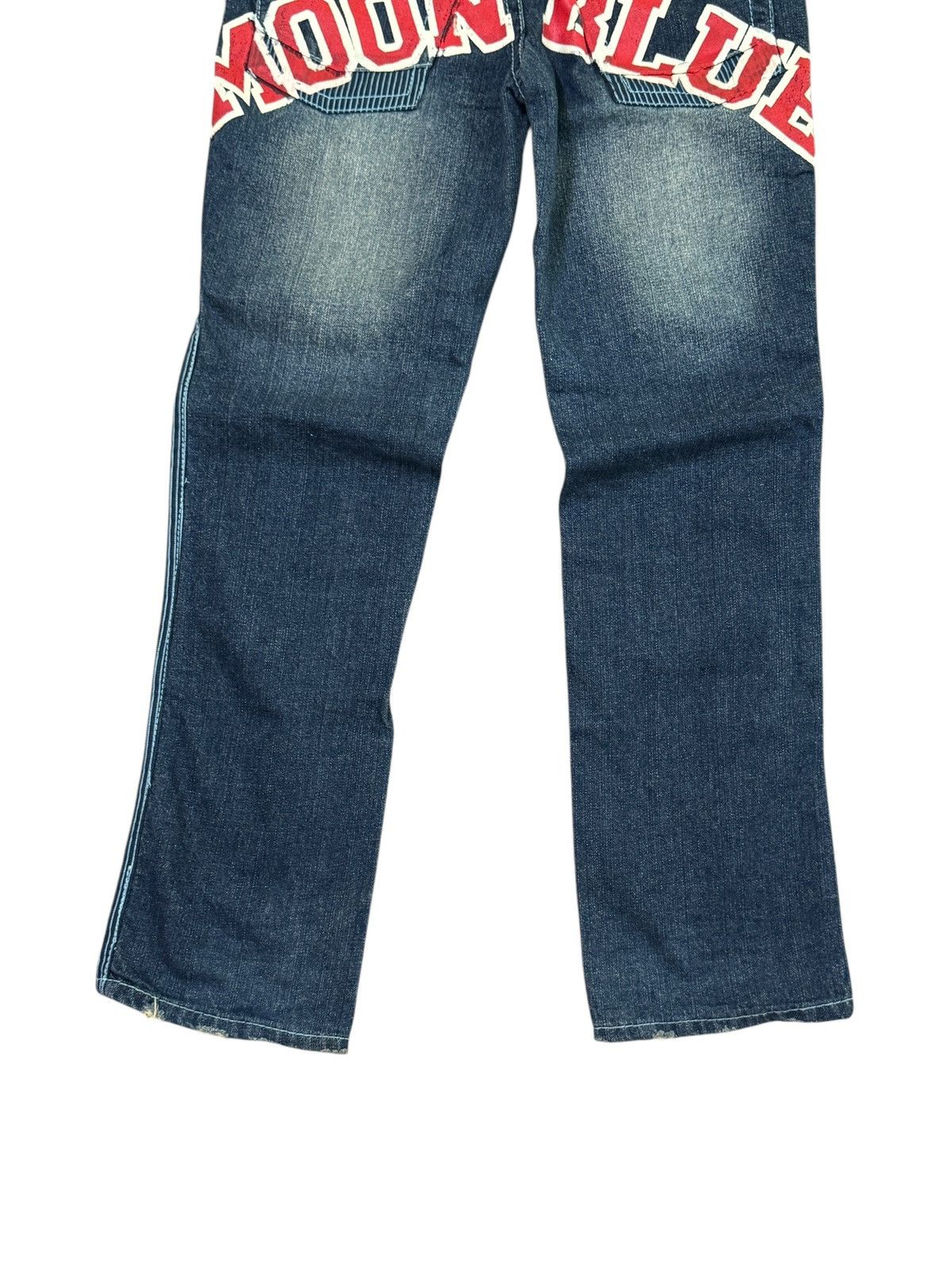 Hysteric Glamour × Japanese Brand VINTAGE BLUE MOON BLUE DAICOCK HICKORY LOW RISE DENIM JEANS Size US 30 / EU 46 - 12 Thumbnail