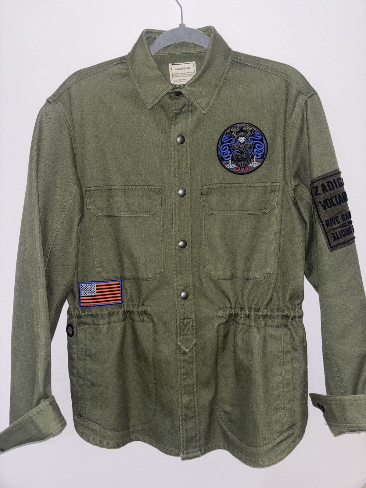 Zadig & Voltaire Jacket: Jean: Shirt Size M / US 6-8 / IT 42-44 - 4 Thumbnail