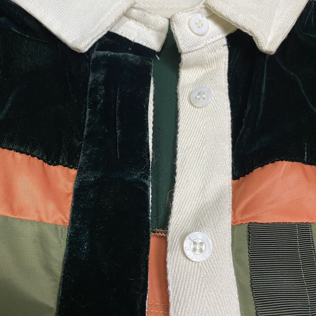 Japanese Brand × Sacai Sacai Polo Blouse mix unique Size M / US 6-8 / IT 42-44 - 10 Thumbnail