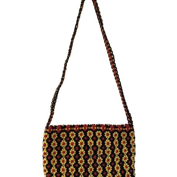 Vintage Vintage crochet daisy hippie crossbody purse Size ONE SIZE - 9 Thumbnail