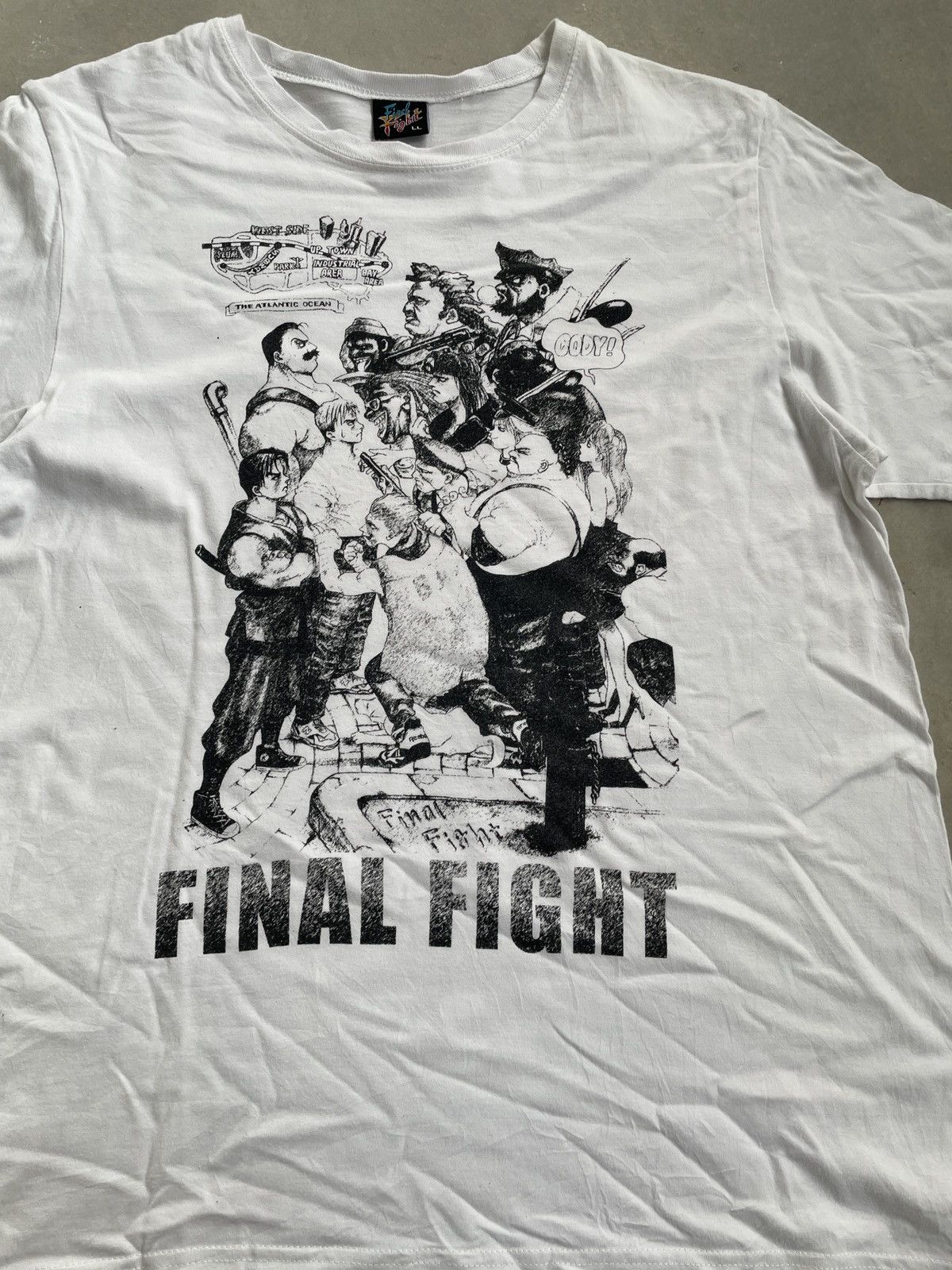Anime × The Game FINAL FIGHT VINTAGE GAME TEE Size US L / EU 52-54 / 3 - 2 Thumbnail