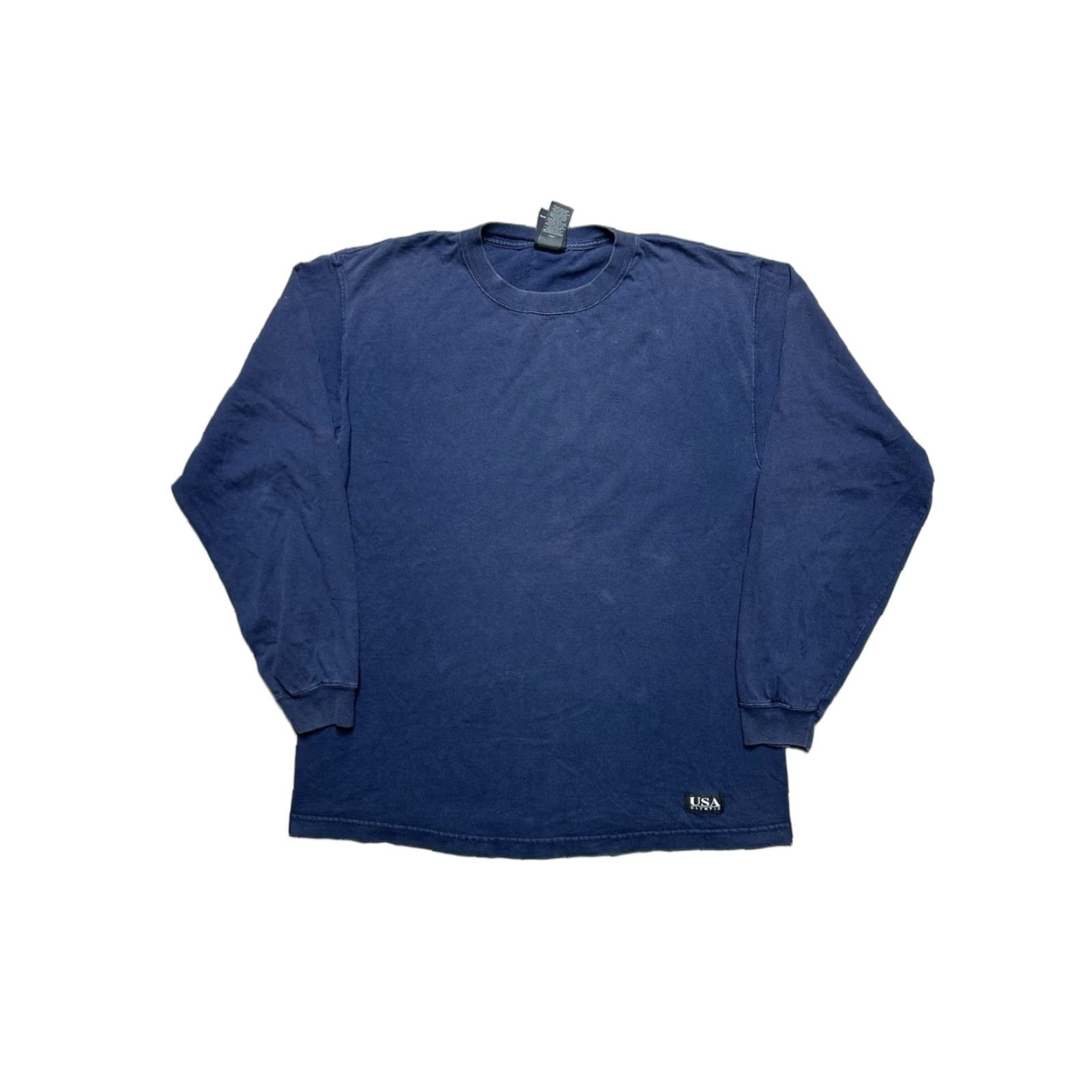 JCPenney VINTAGE long sleeve T-Shirt plain blank navy blue JCPenney Olympics medium Size US M / EU 48-50 / 2 - 1 Thumbnail