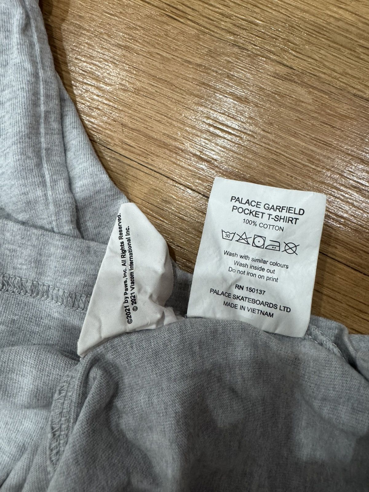 Palace PALACE GARFIELD POCKET T-SHIRT Grey Size US M / EU 48-50 / 2 - 4 Thumbnail