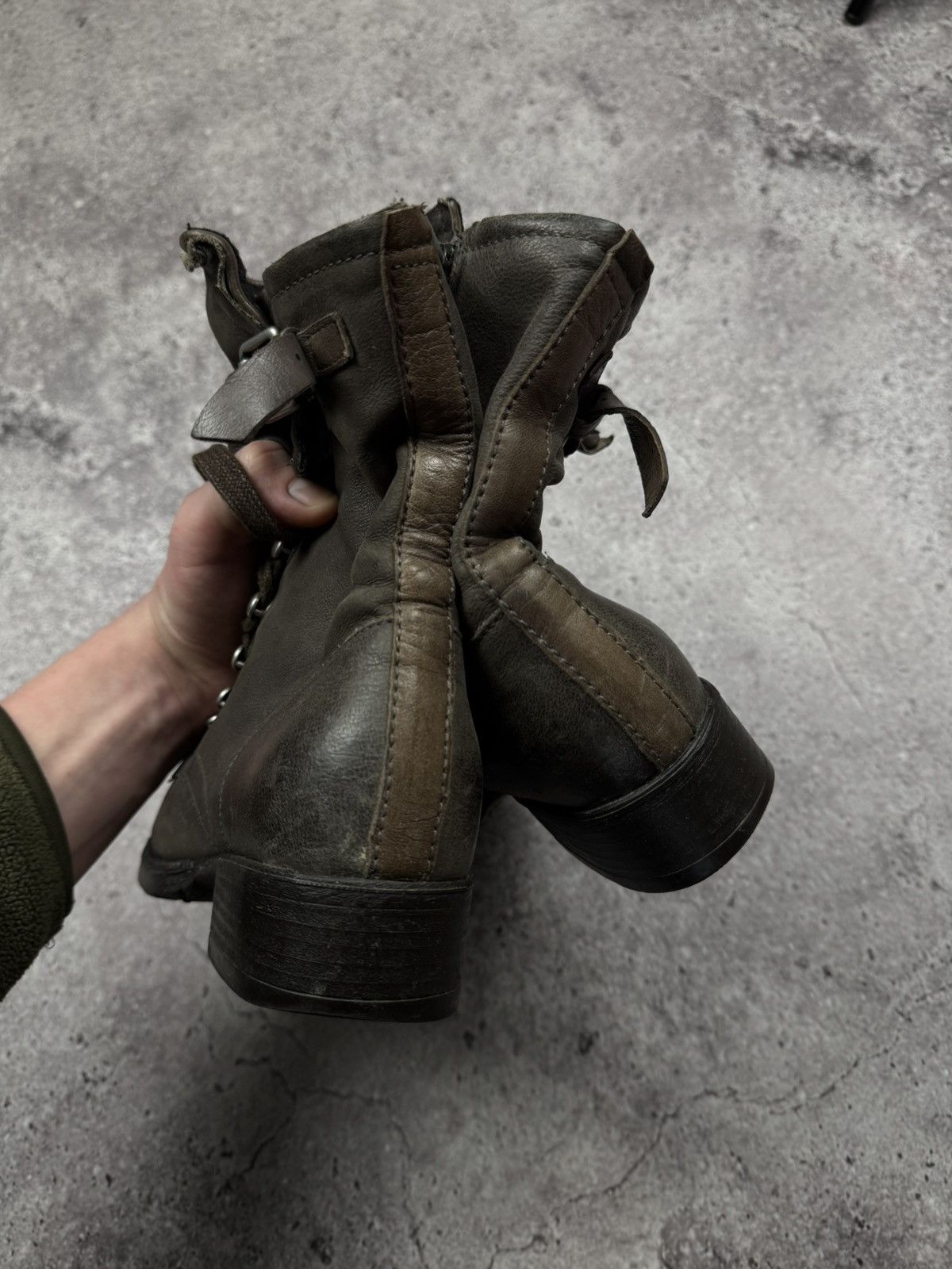 A.S.98 STRAPS BELTED A.S 98 style Boots Leather Style Rick Owens Size US 7.5 / IT 37.5 - 18 Thumbnail