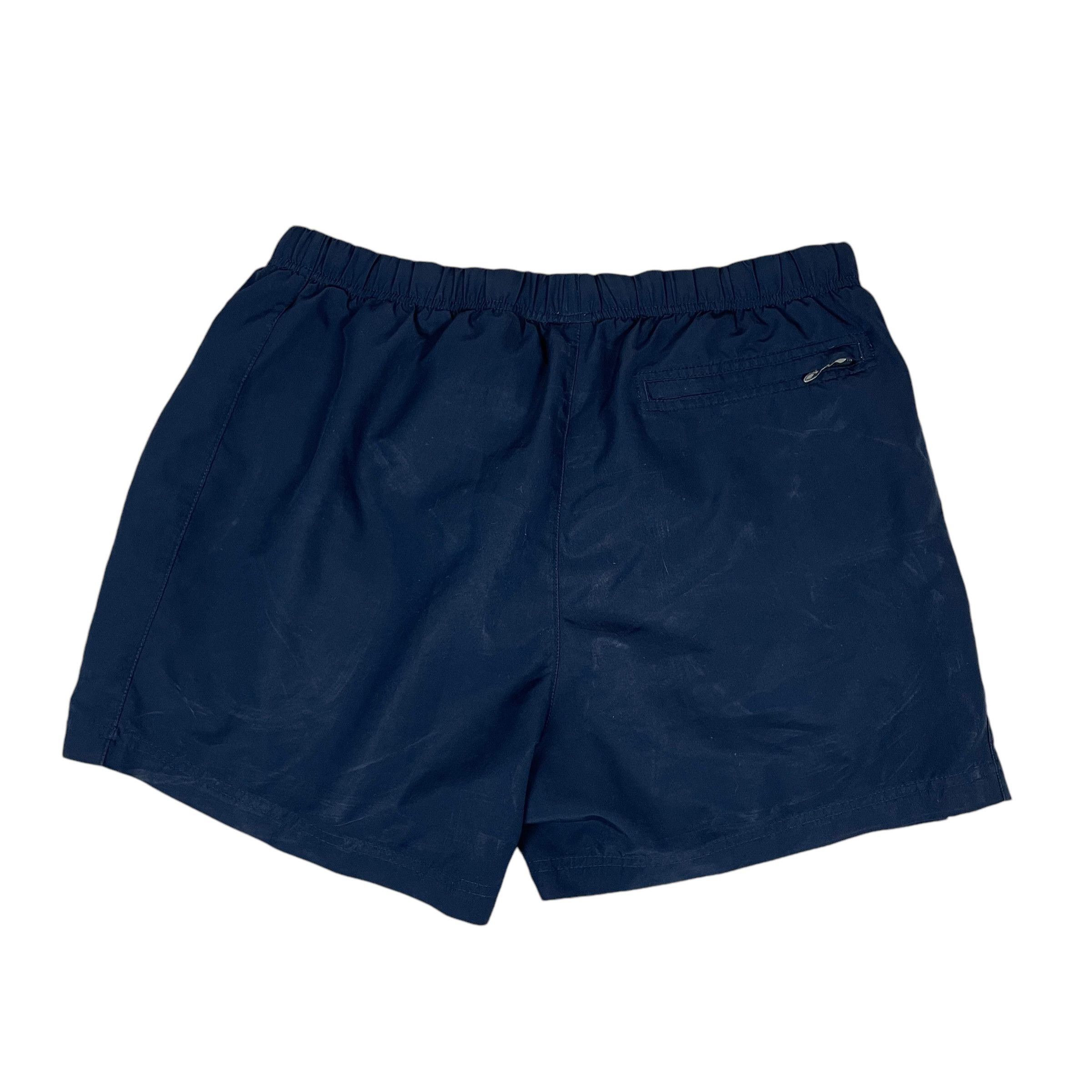 Nike × Vintage Nike Men's Navy Hight Rise Drawstring Sports Short Medium Size US 30 / EU 46 - 4 Thumbnail