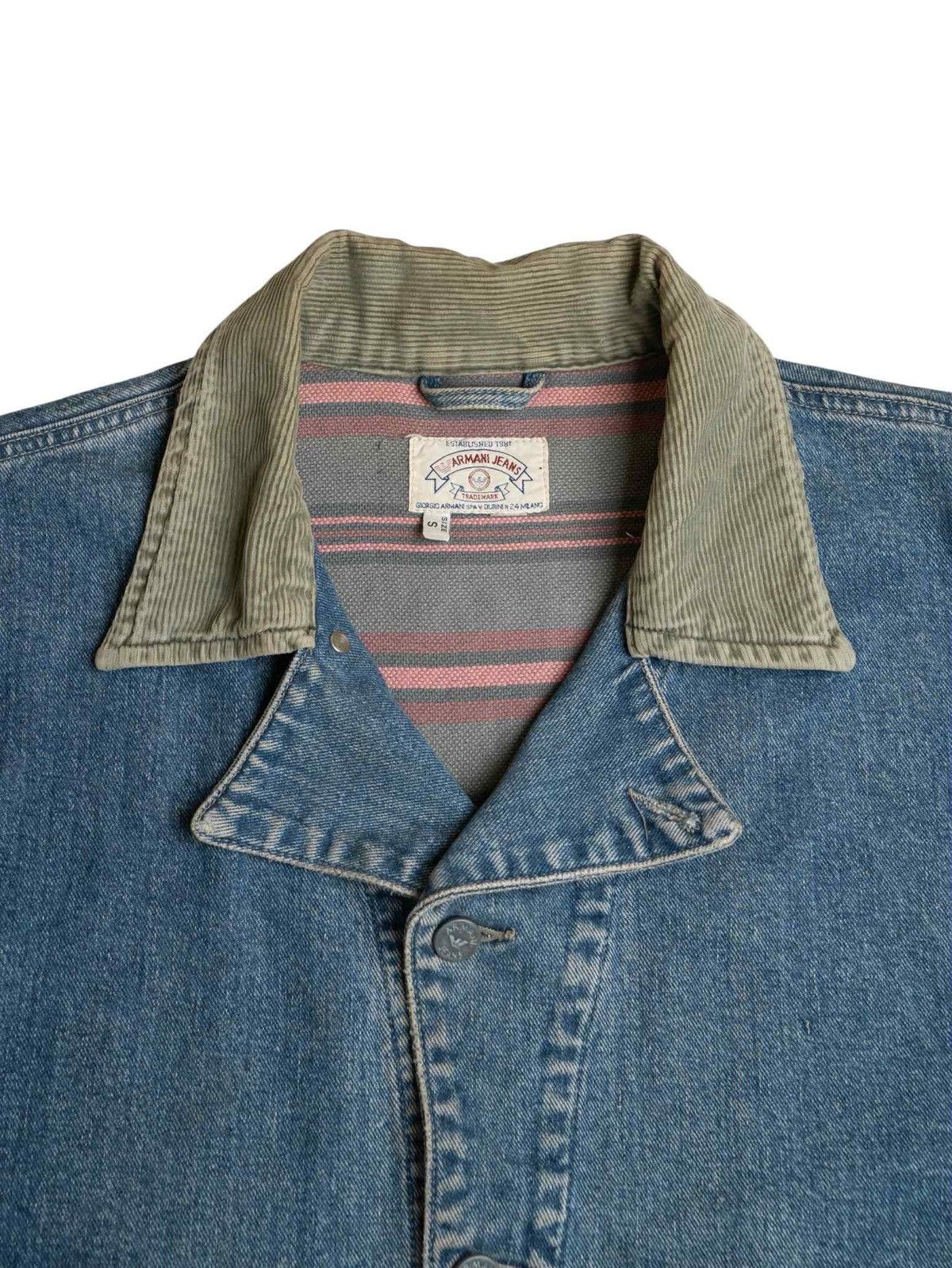 Armani Vintage 1990s Armani Jeans Jacket Size US L / EU 52-54 / 3 - 6 Thumbnail