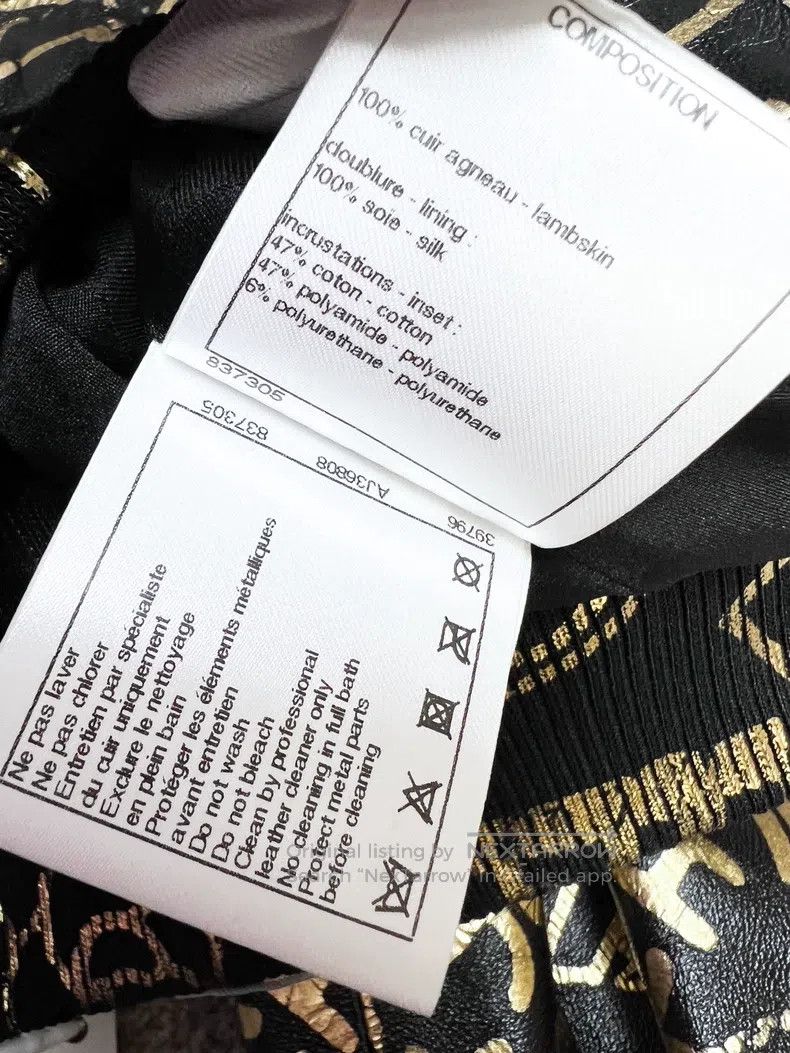 Chanel Chanel Black full-print gold graffiti logo letter print st Size XXS / US 00 / IT 34 - 7 Thumbnail