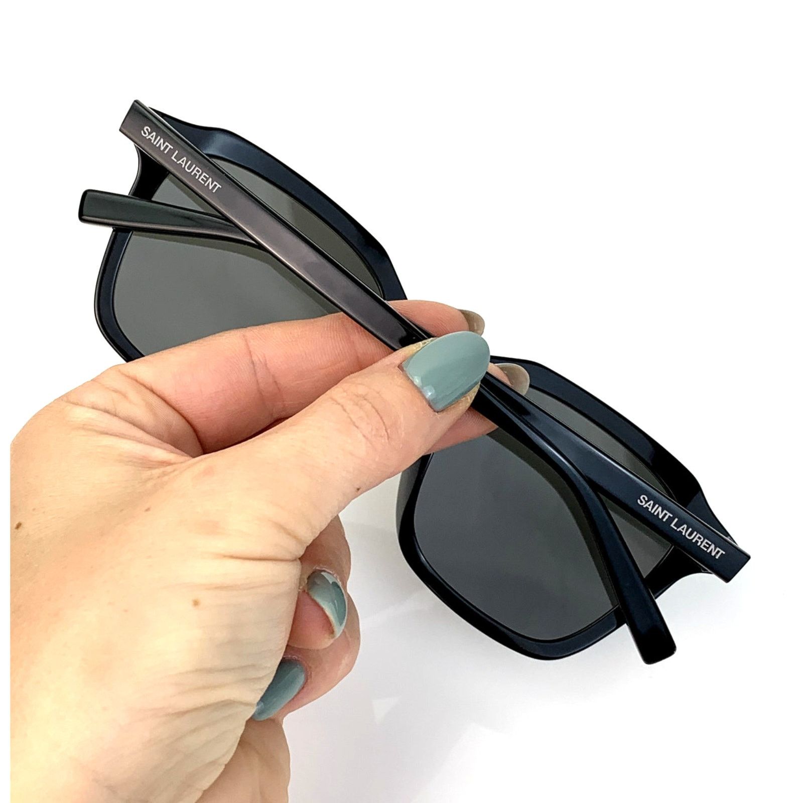 Yves Saint Laurent NEW SAINT LAURANT SUNGLASSES SL457 001 Black Unisex Size ONE SIZE - 7 Thumbnail
