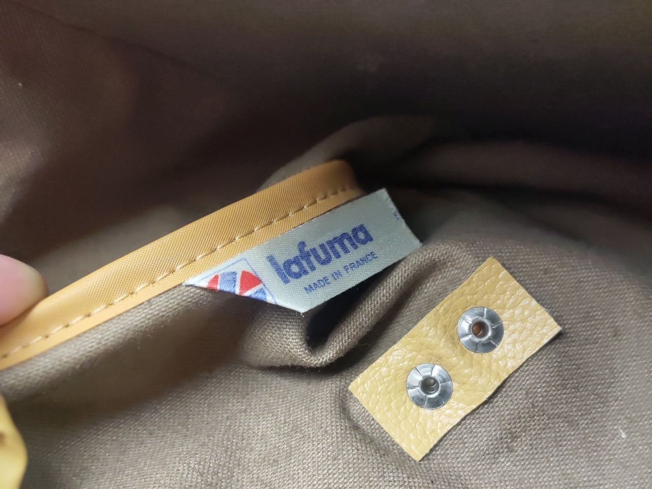 Vintage Vintage 60's Lafuma Two Bicycle Bags in Beige Canvas Bag Size ONE SIZE - 18 Thumbnail