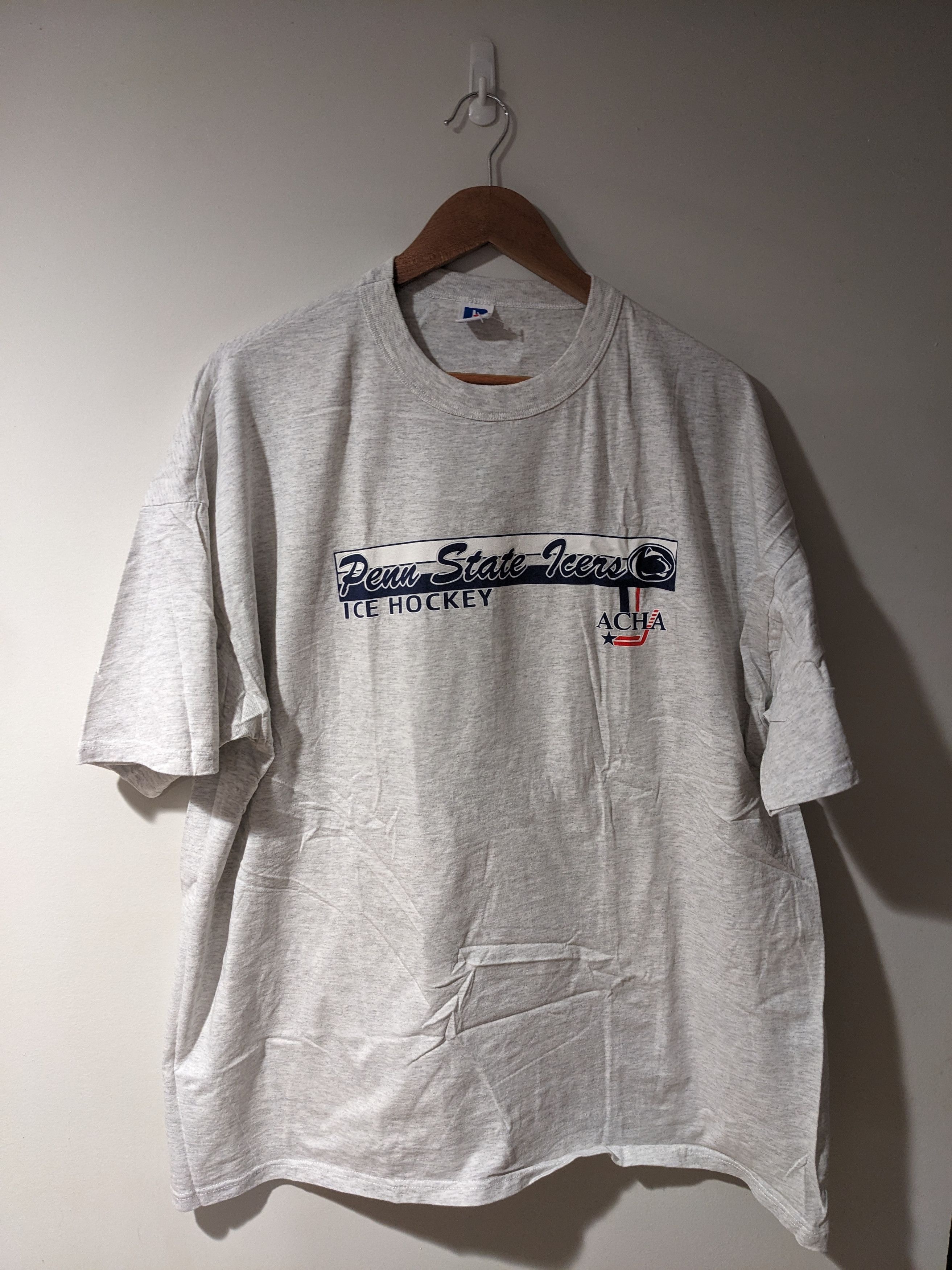 Vintage Vintage 90s Penn State University Ice Hockey 2XL T-Shirt Size US XXL / EU 58 / 5 - 1 Thumbnail