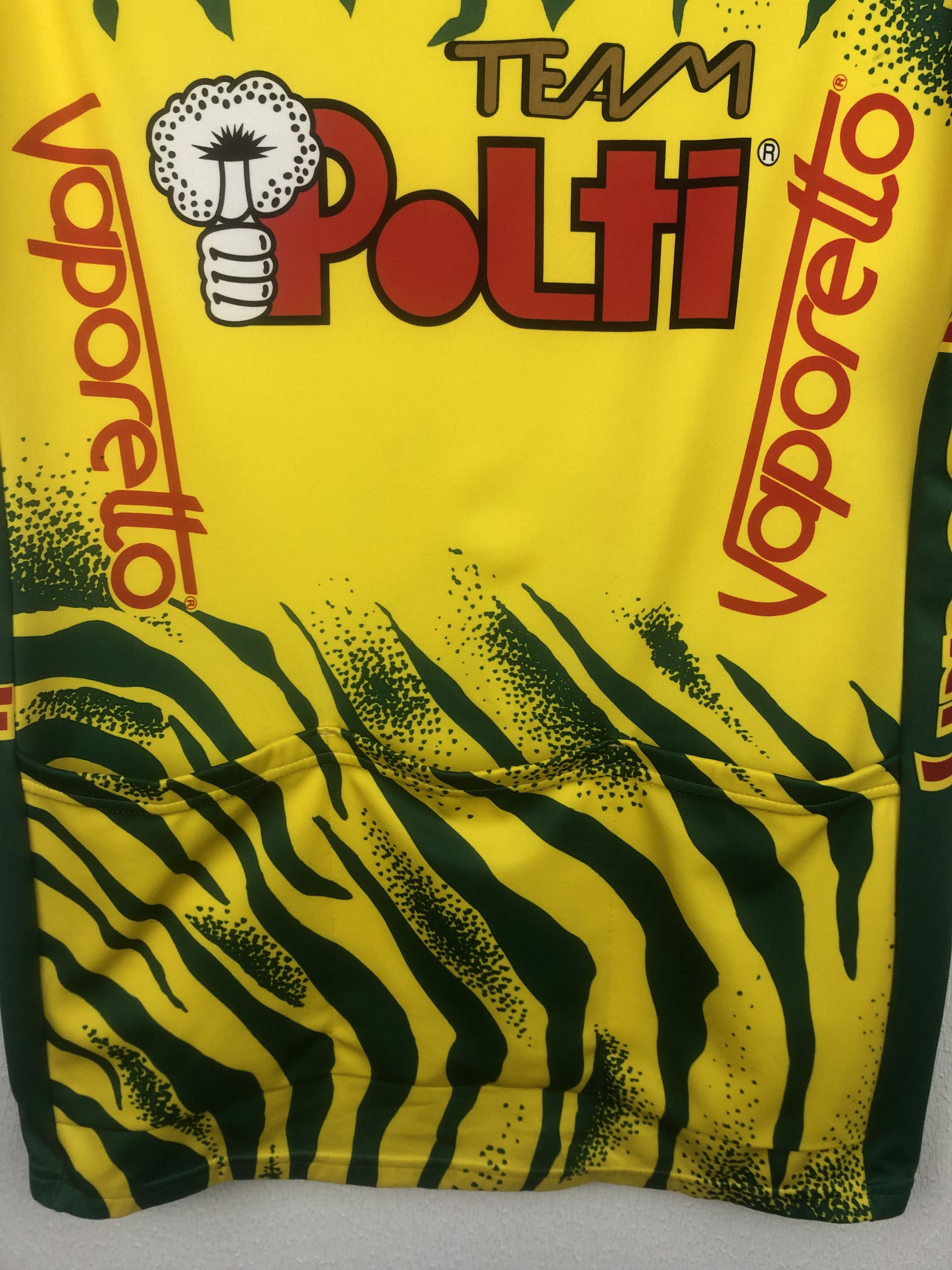 Vintage Vintage Santini Team Polti Cycling Jersey Mens Maglia Trikot Size US XL / EU 56 / 4 - 10 Thumbnail