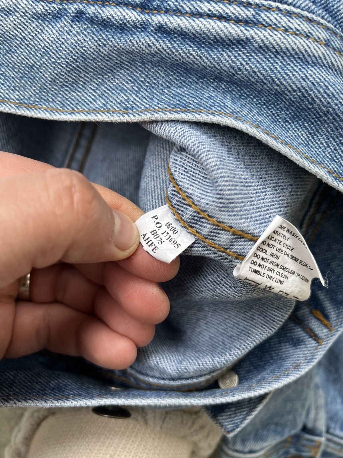 Lee Lee Vintage Denim Jacket Size US XL / EU 56 / 4 - 9 Thumbnail