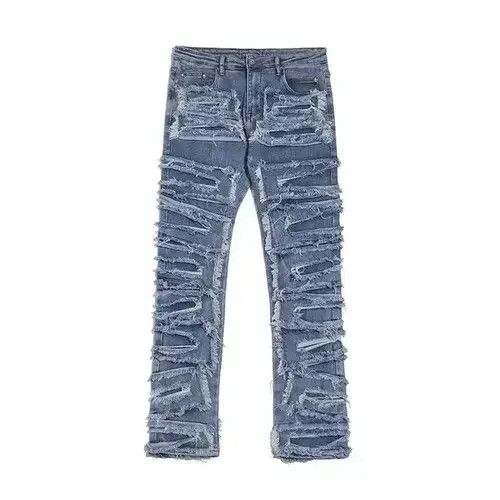 VIBE Ripped Distressed Jean Men Size US 32 / EU 48 - 2 Thumbnail