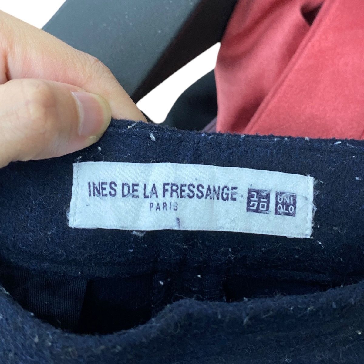 Uniqlo UNIQLO X INES DE LA FRESSANGE Navy Culottes Wide Leg Pant Size 24" / US 00 / IT 34 - 4 Thumbnail