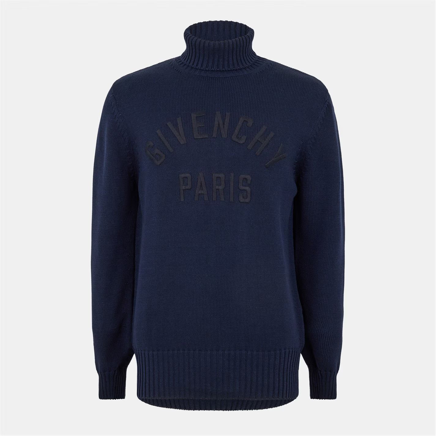Givenchy o1g2r1mq0426 Crew Neck Jumper in Blue Size US M / EU 48-50 / 2 - 1 Thumbnail