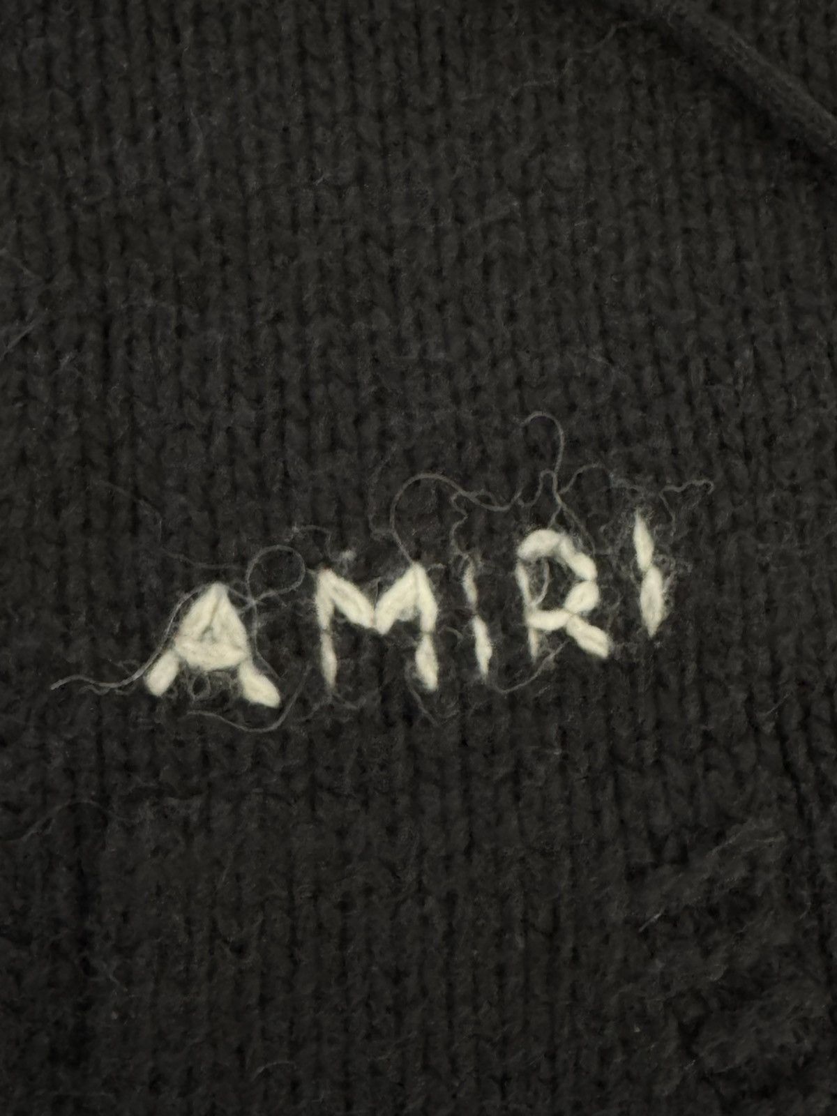 Amiri AMIRI Black chunky zip-up hoodie Size US M / EU 48-50 / 2 - 3 Thumbnail