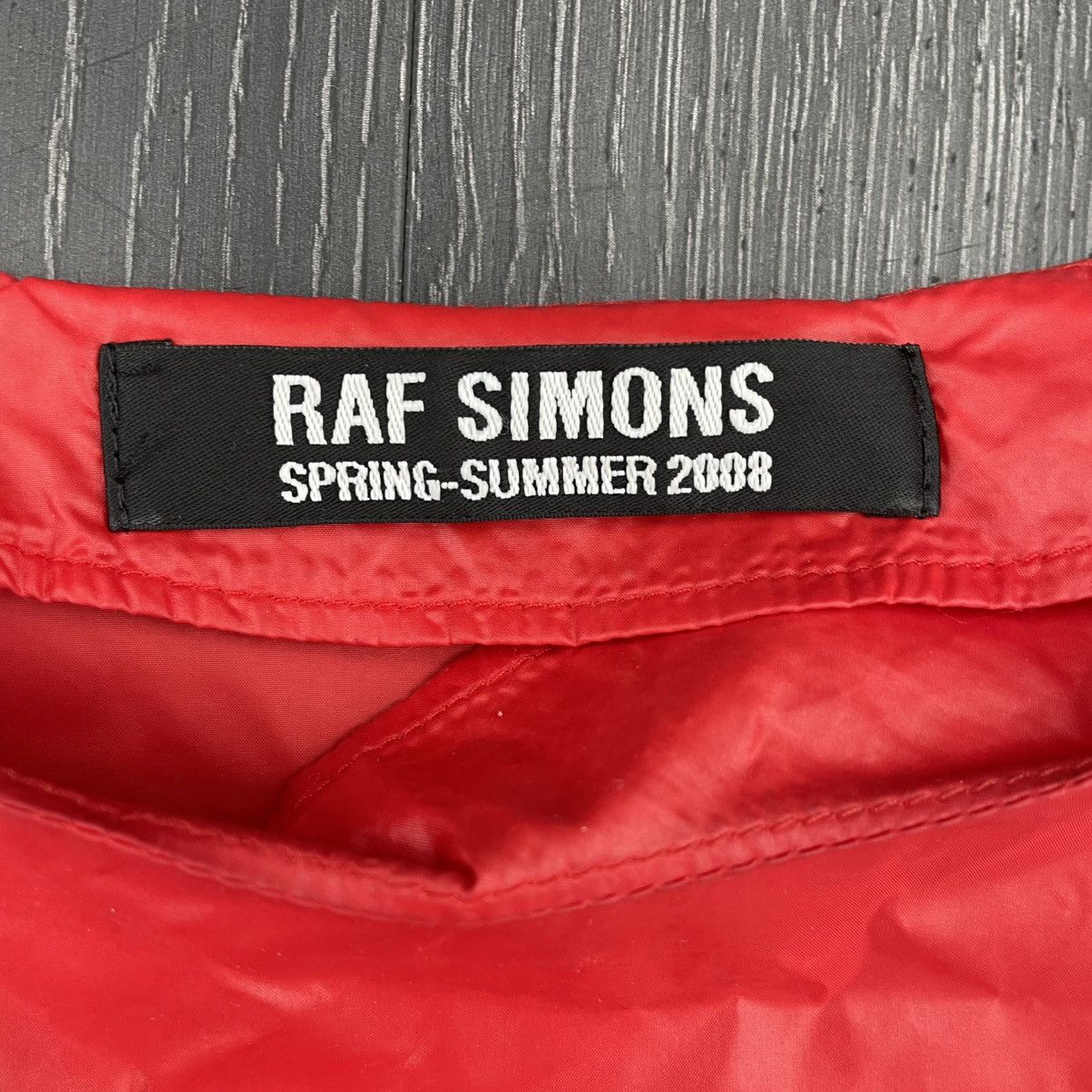 Raf Simons S/S 2008 Raf Simons Red Nylon Shirt Size US M / EU 48-50 / 2 - 8 Thumbnail
