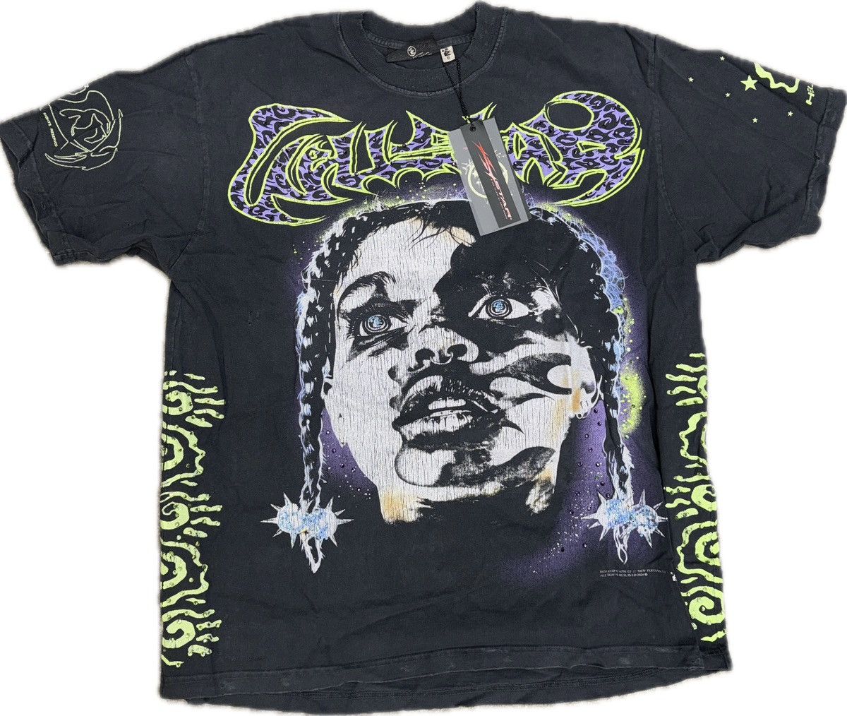 HELLSTAR Hellstar Amen T-shirt Size US XL / EU 56 / 4 - 1 Thumbnail