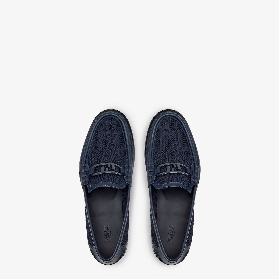 Fendi o1loc1c0824 Loafer in Navy Blue Size US 7 / EU 40 - 4 Thumbnail