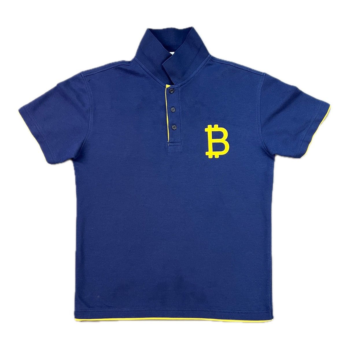Double Sided BITCOIN Polo Tee Shirt