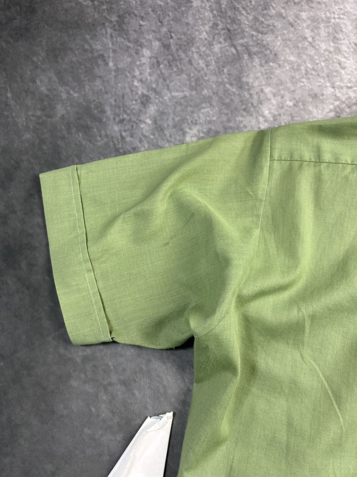 Vintage 1960s Vintage Shortsleeve Shirt PermaPress Work Camp Bowling Size US S / EU 44-46 / 1 - 10 Thumbnail